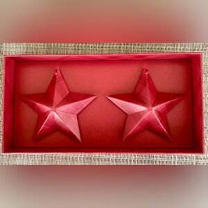 NIB - Burberry Star Ornaments